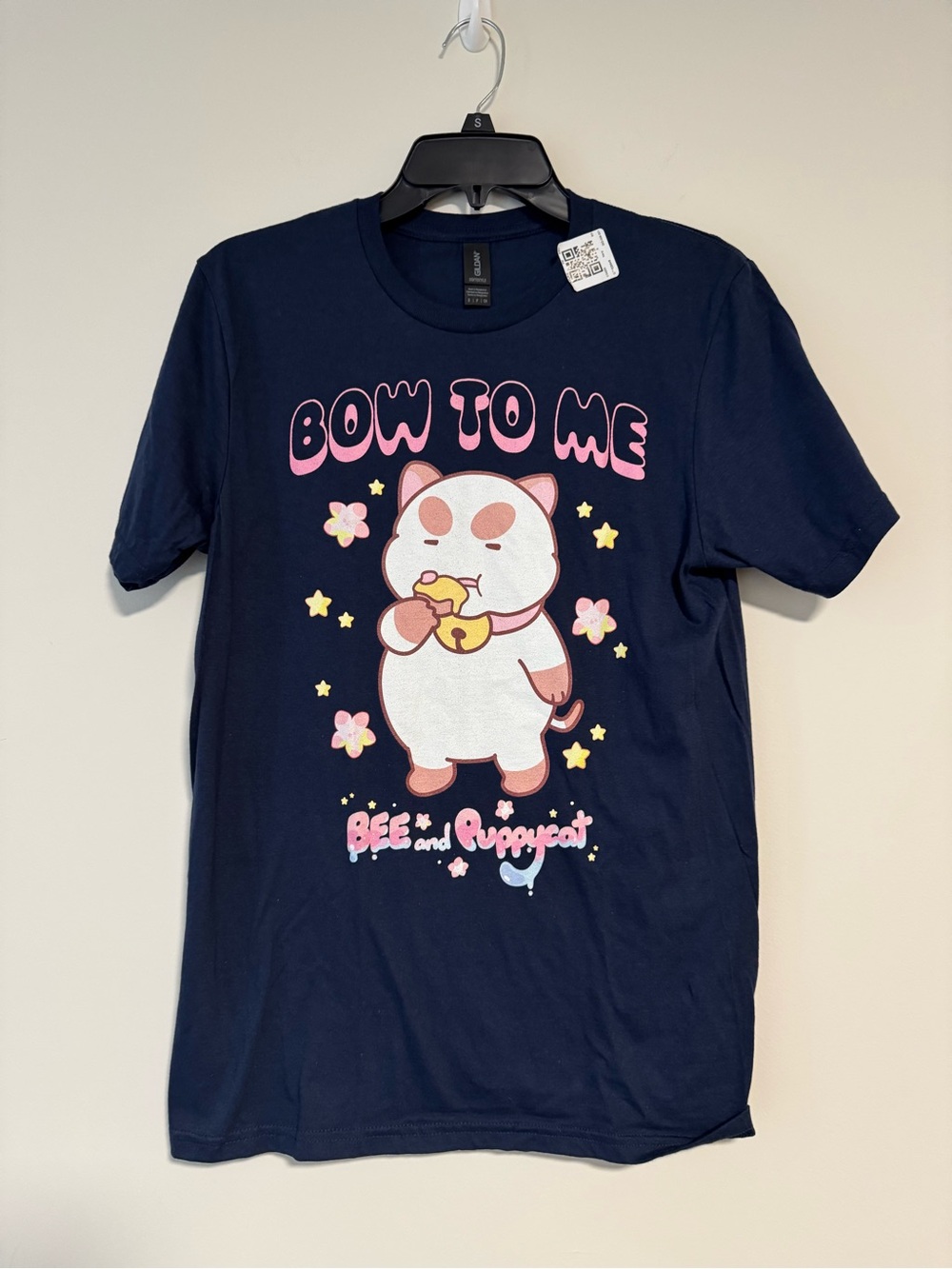 Bee and Puppy Cat Navy Graphic Tee